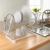 Addis Dish Drainer - Stainless Steel -Home Accessories Shop 241067 2 tier dish drainer stainless steel
