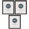 Simply Everyday 8 X 10" Block Frames 3pk - Black 1 Simply Everyday 8 X 10" Block Frames 3pk - Black -Home Accessories Shop 290765 3pk simply everyday block frames 8x10 black 2
