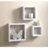 Lokken 3 Cube Shelves - White -Home Accessories Shop 294102 vermont cube shelves white1
