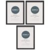 Simply Everyday A4 Block Frames 3pk - Black -Home Accessories Shop 305876 3pk simply everyday block frame a4 black