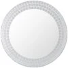 B&M Round Glitter Mirror - Silver -Home Accessories Shop 311215 round glitter mirror