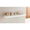 Norsk High Gloss Shelf 90cm - White -Home Accessories Shop 318118 white high gloss shelf large 2