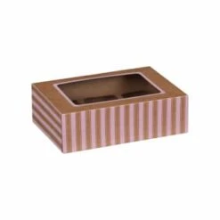 Betty Winters Cupcake Boxes 4pk -Home Accessories Shop 320783 4pk cupcake boxes holds 6 pink 2