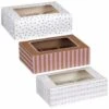 Betty Winters Cupcake Boxes 4pk -Home Accessories Shop 320783 4pk cupcake boxes holds 6 silver spot 2
