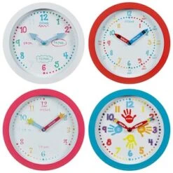 B&M Learn To Tell The Time Clock - Blue -Home Accessories Shop 321977 Learn to Tell the Time Clock Main