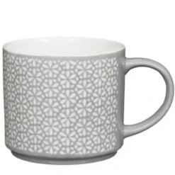 B&M Jumbo Embossed Stacking Mugs 4pk -Home Accessories Shop 329369 Jumbo Embossed Stacking Mugs Set of 4 3