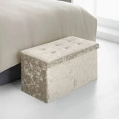 B&M Storage Ottoman - Mink