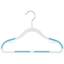 B&M Addis Children's Non-Slip Hangers 10pk - Multi Colour -Home Accessories Shop 333090 addis 10pk childrens non slip hangers boys 6