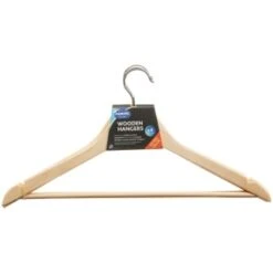 Addis Wooden Hangers 4pk -Home Accessories Shop 333091 addis wooden hangers 4pk