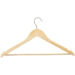 Addis Wooden Hangers 4pk -Home Accessories Shop 333091 addis wooden hangers 4pk 4