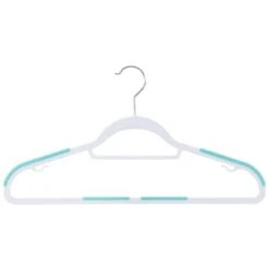 B&M Addis Non-Slip Hangers 6pk - Multi Colour -Home Accessories Shop 333092 addis 6pk non slip hangers colour 4