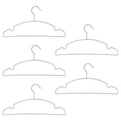 B&M Addis Slimline Non-Slip Hangers 5pk -Home Accessories Shop 333418 addis 5pk slimline non slip hangers