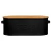 B&M The Organised Kitchen Bread Bin - Black 2 B&M The Organised Kitchen Bread Bin - Black -Home Accessories Shop 334654 russell hobbs oval bread bin with wooden lid grey 31