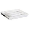 Addis Non-Slip Cutlery Tray - White -Home Accessories Shop 335260 addis non slip cutlery tray white grey 2