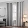 B&M Mystica Shimmer Thermal Lined Silver Curtains 66 X 90" -Home Accessories Shop 335318 335320 335321 335322 335323 mystica shimmer thermal lined curtain silver 1