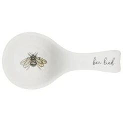 B&M Ceramic Spoon Rest -Home Accessories Shop 337110 ceramic spoon rest bee kind