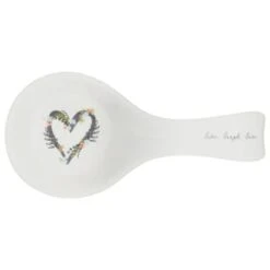 B&M Ceramic Spoon Rest -Home Accessories Shop 337110 ceramic spoon rest live laugh love