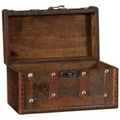 B&M Wooden Storage Chest -Home Accessories Shop 338728 woodern storage chest 2