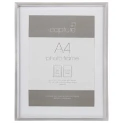 B&M A4 Metallic Picture Frame -Home Accessories Shop 343016 a4 metallic frame 2
