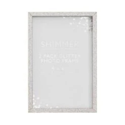 B&M Glitter Photo Frames 4 X 6" 2pk 7 B&M Glitter Photo Frames 4 X 6" 2pk -Home Accessories Shop 343242 glitter photo grame 2pk 3