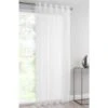 Amber Textured Voile 55 X 90" - White -Home Accessories Shop 344999 amber white voile
