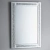B&M Crushed Jewel Mirror - Silver -Home Accessories Shop 345547 crushed jewel mirror