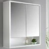 Norsk High Gloss Bathroom Mirror Cabinet -Home Accessories Shop 347094 norsk double wall unit