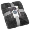 Simply Everyday Waffle Throw - Charcoal -Home Accessories Shop 348798 simply waffle throw charcoal 4