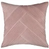 B&M Pleated Velvet Cushion - Blush -Home Accessories Shop 349589 pleated velvet cushion blush