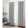 B&M Colorado Hopsack Fully Lined Eyelet Curtains 66 X 72" - Silver -Home Accessories Shop 349710 349711 349712 349713 349714 colorado hopsack fully lined eyelet curtain silver 1