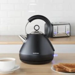 Goodmans Pyramid Kettle 1.5L - Matt Black -Home Accessories Shop 354912 goodmans pyramid kettle black