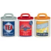 B&M Retro Canister Set 3pc 1 B&M Retro Canister Set 3pc -Home Accessories Shop 356953 storage canisters retro tea coffee sugar 2