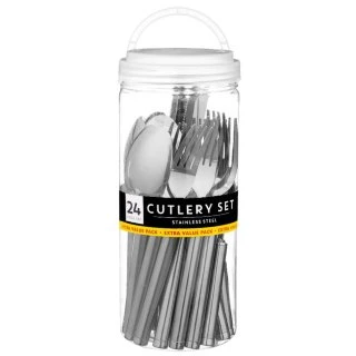 B&M Stainless Steel Cutlery Set 24pc 4 B&M Stainless Steel Cutlery Set 24pc - Image 2