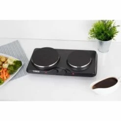 Tower Stainless Steel Double Hot Plate -Home Accessories Shop 357203 tower twin hot plate 4