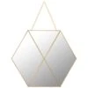 B&M Hanging Hexagon Mirror 2 B&M Hanging Hexagon Mirror -Home Accessories Shop 358084 hexagon mirror