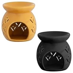 B&M Tribal Oil Burner - Ochre -Home Accessories Shop 358785 tribal oil burner set