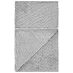 Simply Everyday Waffle Throw - Silver -Home Accessories Shop 360835 simply waffle throw grey 2