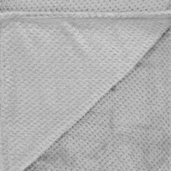 Simply Everyday Waffle Throw - Silver -Home Accessories Shop 360835 simply waffle throw grey 3