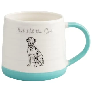 B&M Animal Slogan Mug - Dalmatian 8 B&M Animal Slogan Mug - Dalmatian -Home Accessories Shop 363042 animal slogan printed mug with colour handle that hit the spot