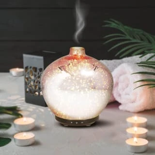 Essence Colour Changing Rose Gold Aroma Diffuser 4 Essence Colour Changing Rose Gold Aroma Diffuser - Image 2