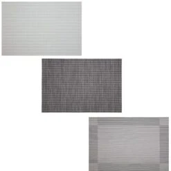 B&M Metallic Woven Placemats - Silver 4pk 12 B&M Metallic Woven Placemats - Silver 4pk -Home Accessories Shop 363876 363869 380285 4pk silver metallic woven main 1