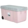 B&M Deluxe Storage Box 100L - Pink -Home Accessories Shop 365398 100l deluxe storage box pink