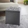 B&M Heritage Storage Ottoman - Grey -Home Accessories Shop 365965 heritage storage ottoman