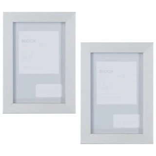 B&M Block Photo Frame 4 X 6" 2pk - Grey 3 B&M Block Photo Frame 4 X 6" 2pk - Grey