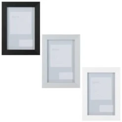 B&M Block Photo Frame 4 X 6" 2pk - Grey 9 B&M Block Photo Frame 4 X 6" 2pk - Grey -Home Accessories Shop 367045 2pk block photo frame 4x6 main