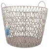 B&M Storage Basket With Tassel - Grey -Home Accessories Shop 368483 basket with tassel grey