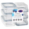 B&M Clip Top Mini Food Containers 6pk - Grey -Home Accessories Shop 369680 6pk mini clip top containers grey