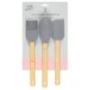 B&M Betty Winters Silicone Utensils 3pk - Grey -Home Accessories Shop 369972 3pk betty winters silicone utensils basting brush spoon and spatula grey