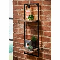 Tromso Narrow 2 Tier Shelf