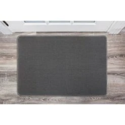 B&M Loop Washable Doormat 50 X 75cm - Grey -Home Accessories Shop 370205 loop washable doormat 50x75cm grey